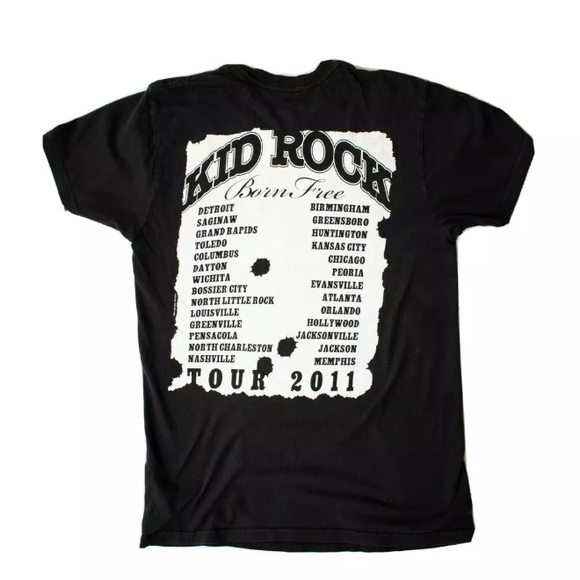 2011 Kid Rock Born Free Concert Tour w/ Dates - Picture 8 of 9